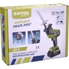 Extol Craft akkus szablyafűrész, Power Share, kefementes motor, kofferban; 1db 2000 mAh Li-ion akku + 1 db töltő (402454)