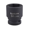Fortum gépi (impakt) dugófej 3/4", 34mm, L 57 mm, feketített, FORTUM (4703034)