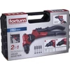 Fortum szegecsanya- és popszegecs húzó fogó, 2az1ben, forgatható fejű, kétkaros; 260 mm, CrVMo fej (4770628)