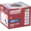 Fortum önbeálló lézeres vízszintező ZÖLD 1D1V (1×360°+1V), Li-ion akku 5,2Ah, pontosság: 0,3mm/1m, 1/4" és 5/8" menet (4780209)