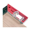 Fortum asztalos L-derékszög, 300 mm, ALU/Inox, lézer gravírozott, mm beosztás, (4784101)