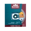 Extol Premium gyémántvágó, ipari korong, TURBO, extra vékony vágás: 1,8mm vastagság; 150×22,2mm, száraz és vizes vágásra (8703043) Extol Premium gyémántvágó, ipari korong, TURBO, extra vékony vágás: 1,8mm vastagság; 150×22,2mm, száraz és vizes vágásra (8703043)