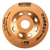 Extol Premium gyémántcsiszoló korong; 115mm×22,2mm, Turbo/lamellás jellegű (8703101)
