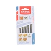 Extol Premium dekopírlap, 5db, univerzális befogás, HCS; 75×8×1,5mm, 2,5mm fogtáv, tiszta egyenes vágás, puhafa, farostlem (8805501)