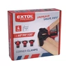 Extol Premium derékszög szorító csipesz klt. 4 db (8815440)