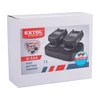 Extol Premium akkutöltő, dupla, Share20V 2×3,5A (8891894)