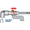 Extol Craft hosszabbító szár BIT-ekhez, L-alakú (105°) 1/4"×140 mm; mágneses (sarokcsavarozó adapter) (919407)