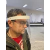 Plexi arcmaszk állítható műanyag arcvédő pajzs fejpánt Plexi arcmaszk állítható műanyag arcvédő pajzs fejpánt