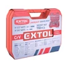 Extol Premium dugókulcs klt., CV., racsnis 45fog ; 1/4" és 1/2", 110db, 4-32mm, 32db bit(lapos, kereszt,imbusz,torx), gyertyakulcs (8818338)