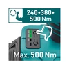 Extol Industrial akkus ütvecsavarozó, Share20V, 1/2" szénkefe mentes, négyszög, Li-ion; 20V akku: 2Ah, töltő, 500 Nm (8791814) Extol Industrial akkus ütvecsavarozó, Share20V, 1/2" szénkefe mentes, négyszög, Li-ion; 20V akku: 2Ah, töltő, 500 Nm (8791814)