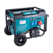 HERON benzinmotoros önindítós áramfejlesztő aggregátor 6800 VA, háromfázisú (8896420)