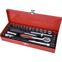 EXTOL PREMIUM dugókulcs klt., CV., racsnis 45fog ; 1/4" (8818361)