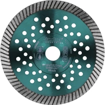 EXTOL INDUSTRIAL gyémántvágó, ipari korong,TURBO,gyors vágás; 125×22,2mm, száraz és vizes vágásra (8703052)