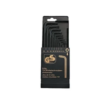 9db-os MANNESMANN Pro CroVa TORX IMBUSZKULCS KÉSZLET T10-T50 10év GARANCUA