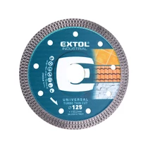 Extol Premium gyémántvágó, ipari korong, TURBO, extra vékony vágás: 1,8mm vastagság; 150×22,2mm, száraz és vizes vágásra (8703043)