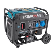 HERON benzinmotoros inverteres áramfejlesztő aggregátor 6000 VA, 230V, 1 fázisú (8896233)