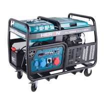 HERON benzinmotoros áramfejlesztő, 13/11 kVA, három- és egyfázisú, benzin üzemű, önindítós (8896431)
