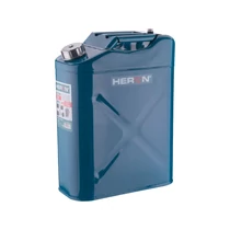 Heron ipari fém marmonkanna, üzemanyagkanna, benzinkanna 20 literes kiöntő csővel és levegő szellőző nyílással (8898143)