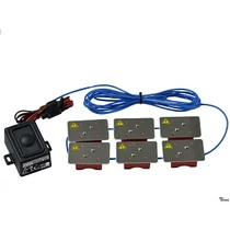 KEMO M176 12V ULTRAHANGOS NYESTRIASZTÓ + 6db NAGYFESZÜLTSÉGÚ LAPPAL IP65 VÍZÁLLÓ