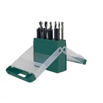 fa maró oldalazó fúró rotormaró gépi ráspoly 10 részes készlet fához süllyesztő fúróval dobozban MAN-54320