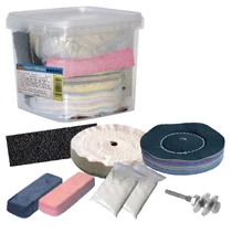 POLÍROZÓ SZETT NR.1 ACÉL, ROZSDAMENTES ACÉL, TITÁN