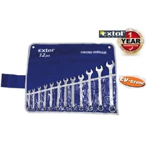 EXTOL 12db-os CV CSILLAG-VILLÁSKULCS KÉSZLET 6-22mm 6333 1év GARANCIA