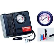 KENNEDY mini 12V szivargyújtós erős kompresszor + 4db adapter 300psi 5 év garancia (KEN5032500K)