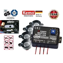 KEMO M094N 12V SZABÁLYOZHATÓ ULTRAHANGOS NYESTRIASZTÓ + 4db PIEZÓ HANGSZÓRÓ 8-40 kHz