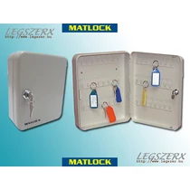 MATLOCK 20db-os FALI FÉM KULCSTARTÓ SZEKRÉNY FELFESZÍTÉSBIZTOS MTL8200200K 2év GARANCIA