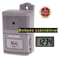 DIGITÁLIS BELÉPÉSJELZŐ LCD SZÁMLÁLÓVAL MOZGÁSÉRZÉKELŐ HANGOS RIASZTÓ 36x DALLAMCSENGŐ INFRARIASZTÓ AJTÓCSENGŐ 1év GARANCIA