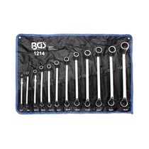 csillagkulcs készlet, 6x7-30x32 mm tartóban (BGS-1214)