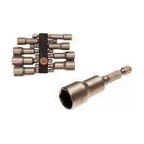 Bit befogású 6 szögű dugókulcs készlet 6 -13 mm (BGS-2758)