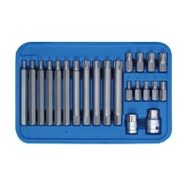 22 részes Ribe bit készlet normál és hosszított (BGS-5013)