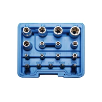 17 részes E-torx dugókulcs készlet (BGS-5023)