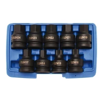 9 részes bit dugókulcs készlet imbusz sűrű torx 3/4" dobozban (BGS-5054)