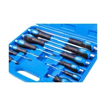 12 részes üthető csavarhúzó készlet műanyag dobozban (BGS-7895)