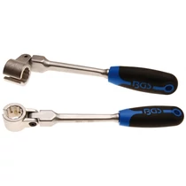 Csuklós lambda szonda kiszedő kulcs, 22 mm (BGS-8272)