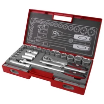 dugókulcs klt. 1/2", 27db, 61CrV5 mattkróm FORTUM - (4700014)