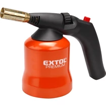 gázlámpa forrasztáshoz, PB gázhoz, piezó gyújtásssal, max. 1200°C, 1,7kW, EN521, fém gázpalack tartó - (8848105)