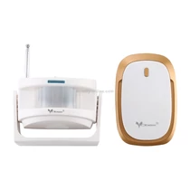 WIRELESS 200 méter MOZGÁSÉRZÉKELŐ + RIASZTÓ CSENGŐ VEZETÉK NÉLKÜLI mozgásérzékelős 1év GARANCIA