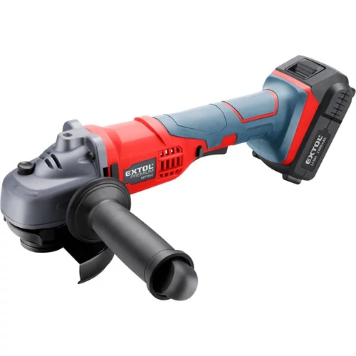 EXTOL PREMIUM Share20V akkus sarokcsiszológép, 20V, Li-ion, 1db akku, 1db töltő, 2000 mAh, 115mm (8891840)