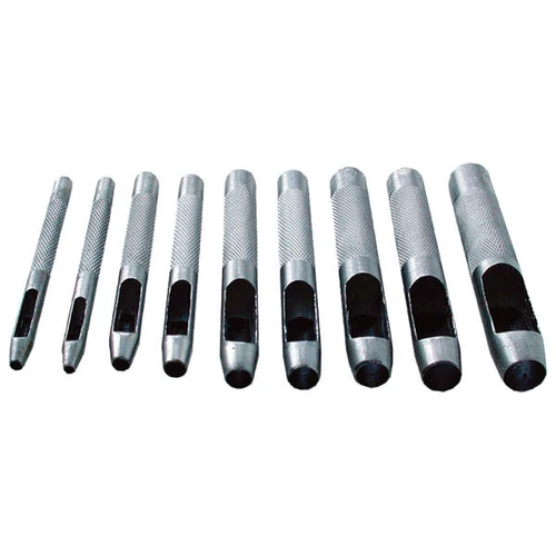 Extol bőrlyukasztó klt., műanyag tartóban; 9db, 2,5-10mm (10266)