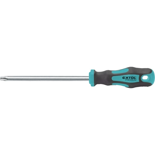 EXTOL PREMIUM csavarhúzó Torx CV., mágneses ; T8×60mm, tömör (8819242)