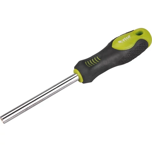 EXTOL csavarhúzó markolat, mágneses csavarbehajtóval; CV., 1/4"×100mm (53140)