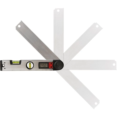 EXTOL PREMIUM vízmérték, digitális szögmérővel,  305mm, 2 libella, ±0,5mm/1m, illetve 0-225°, ±0,3°,  LCD kijelző (8823501)
