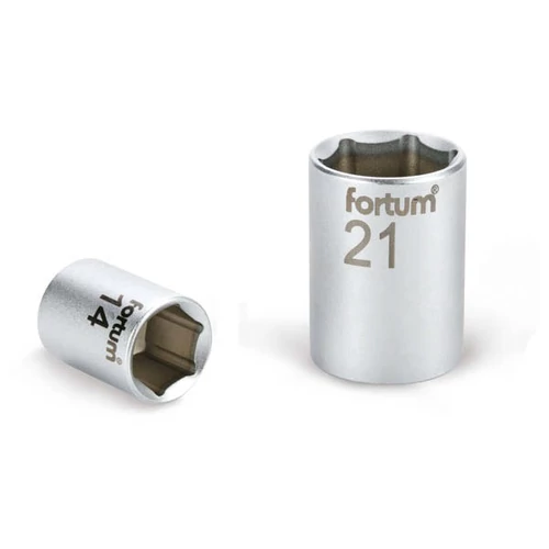FORTUM dugófej, 1/2", 36mm, 61CrV5, mattkróm; 44mm hosszú FORTUM (4700436)