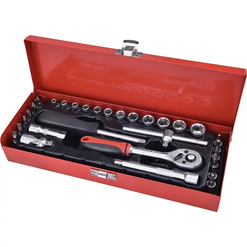 EXTOL PREMIUM dugókulcs klt., CV., racsnis 45fog ; 1/4" (8818361)