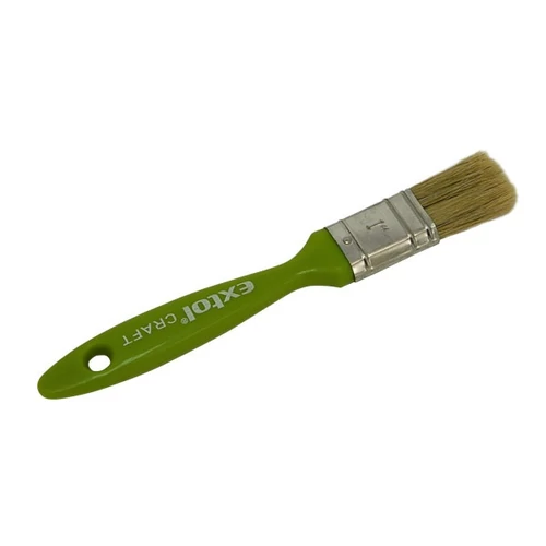EXTOL ecset, lapos, szimpla, müa. nyél; 1" (25mm),  fejhossz: 38mm, fejvastagság: 12mm (91501)