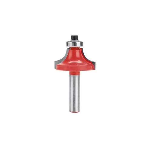 EXTOL PREMIUM felsőmaró fára, lekerekítő (homorúfejű rádiuszmaró), csapágyas, R9,5×D31,8×H16, befogás: 8mm, keményfém lapkás (8802107)