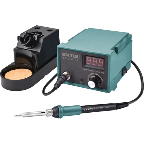 EXTOL INDUSTRIAL  forrasztó állomás, 70W, 200-450°C, elektronikusan szabályozott, 2 heggyel (8794520)